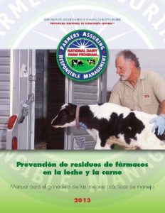 2013 Prevención de residuos de fármacos en la leche y la carne