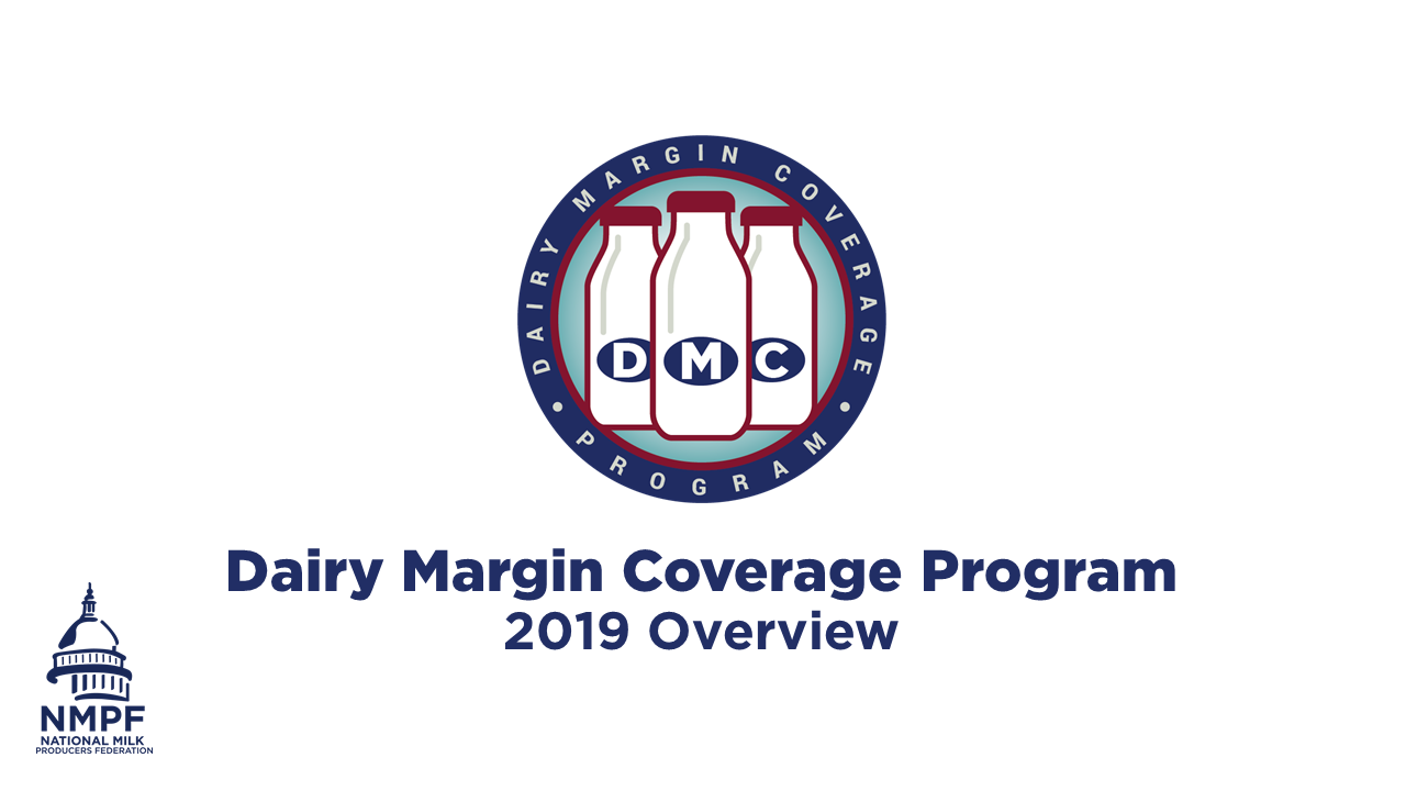 All about the Dairy Margin Coverage (DMC) program NMPF