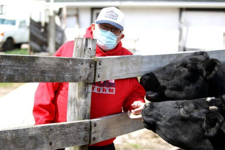 Foremost farmer with mask NMPF