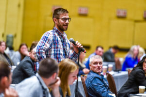 Man speaking at National Young Cooperators (YC) Leadership and Development Program