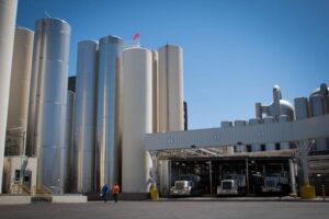 United Dairymen of Arizona milk processing plant