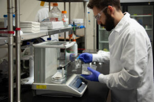 Scientist in lab