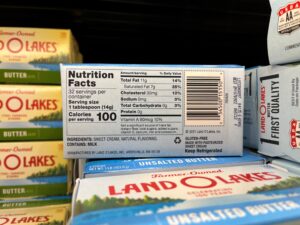Stacks of Land O Lakes butter