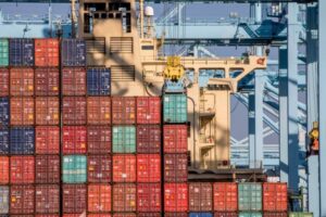 Containers at the Port of Los Angeles