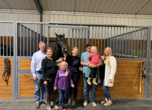 Kraft Family in Horse Barn