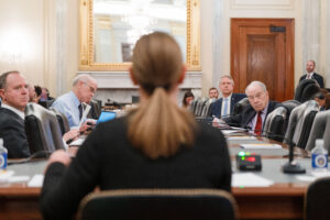 Panelist and U.S. Senators at Senate Agriculture Committee hearing